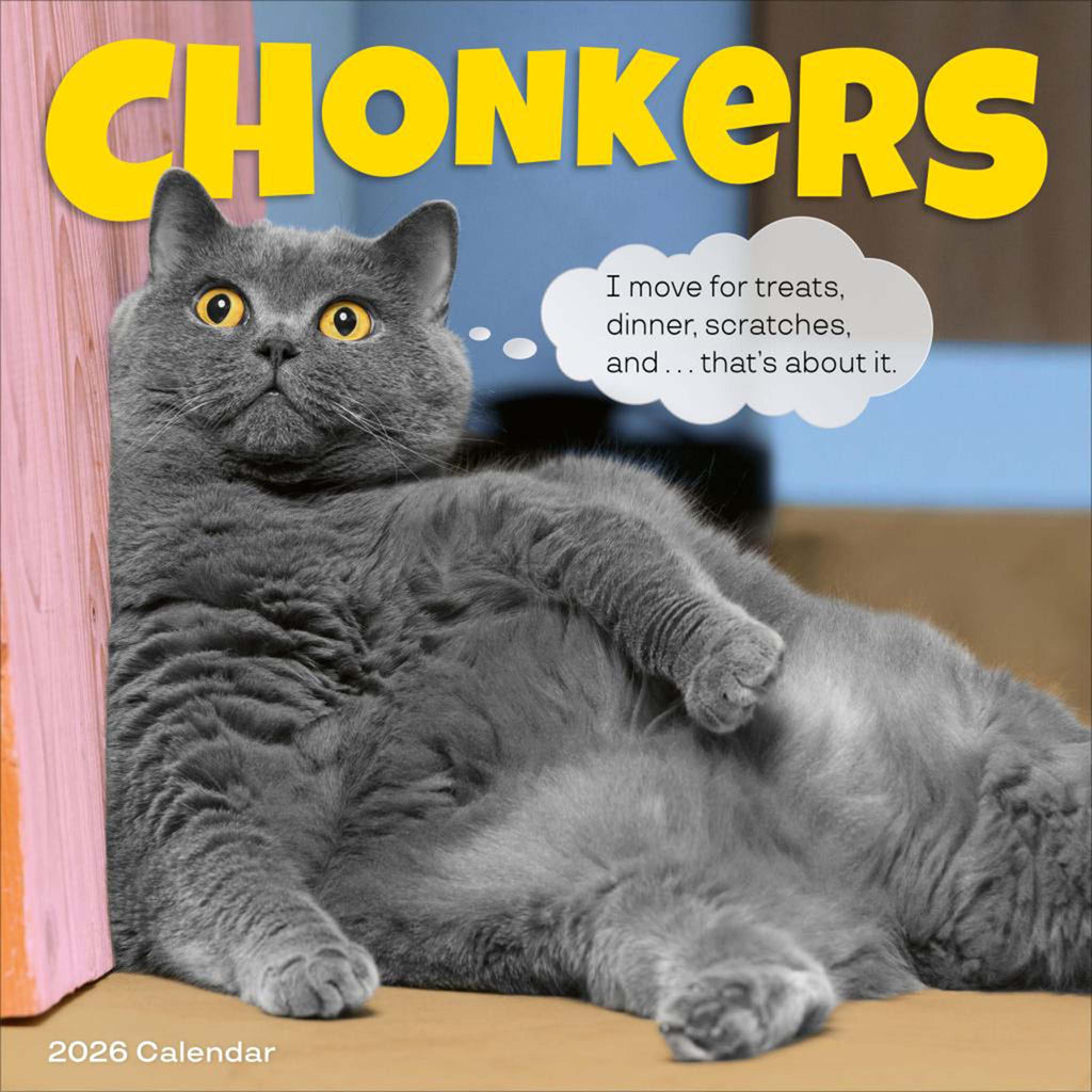 hachette chonkers wall calendar 2026