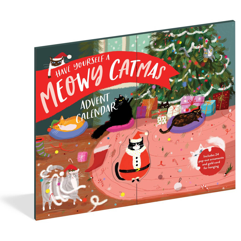 hachette have yourself a meowy catmas advent calendar front cover.