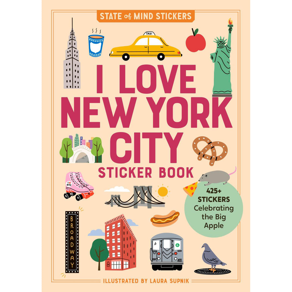 hachette i love new york city sticker book