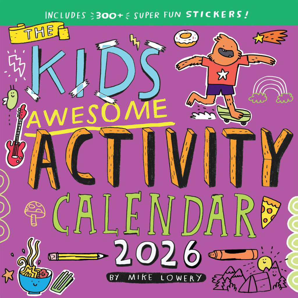 hachette kids awesome activity wall calendar 2026