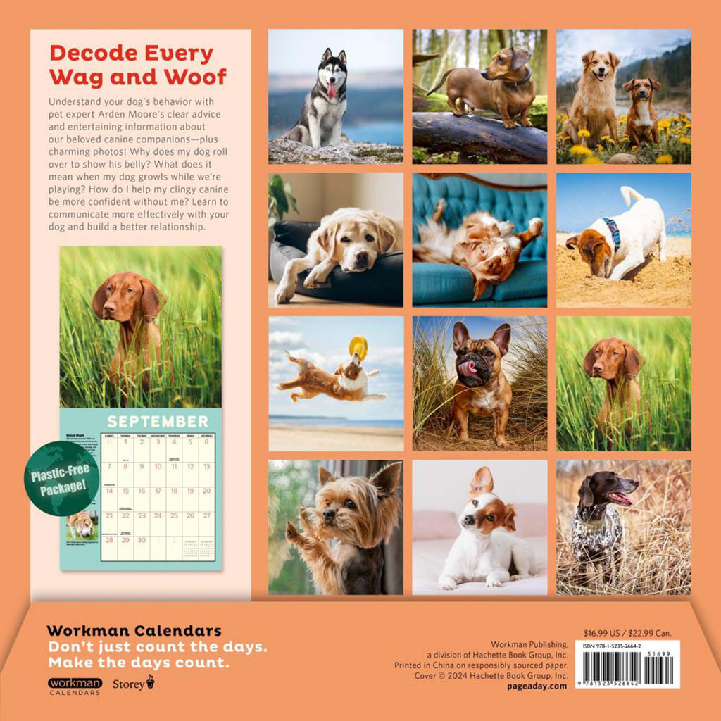 hachette how to speak dog wall calendar 2025