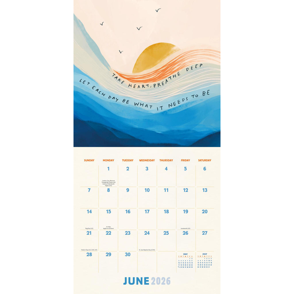hachette morgan harper nichols shine on anyway wall calendar 2026