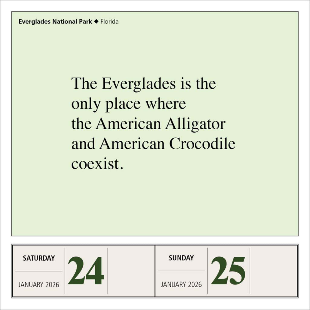hachette national parks page a day