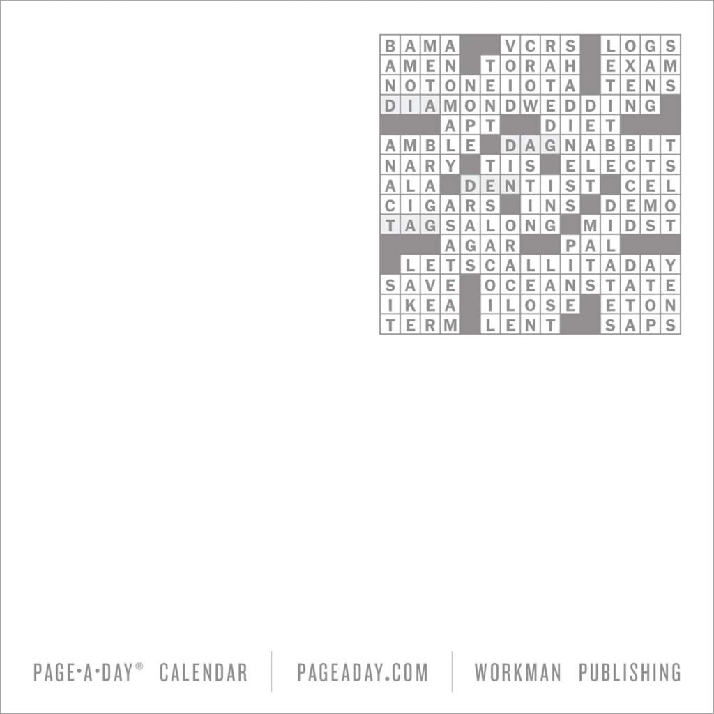 hachette new york times crossword page a day