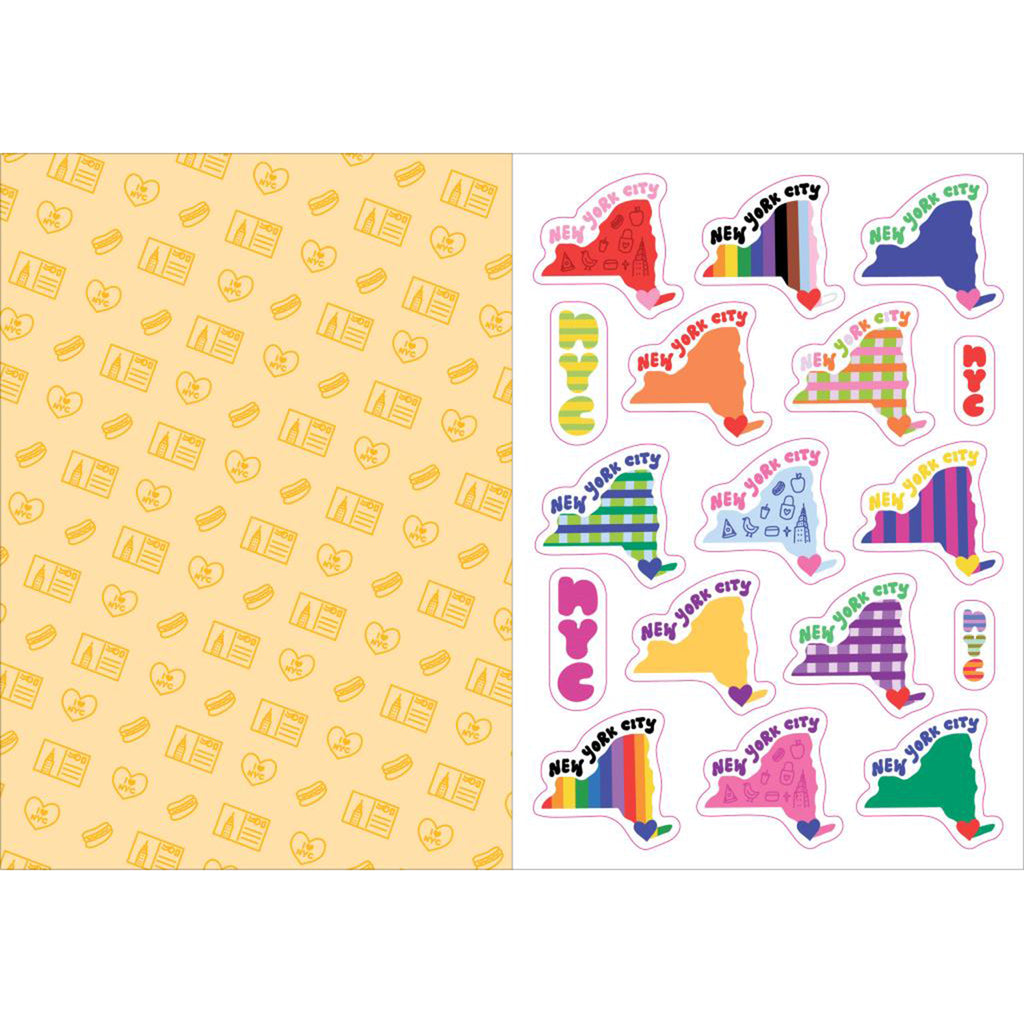 hachette i love new york city sticker book