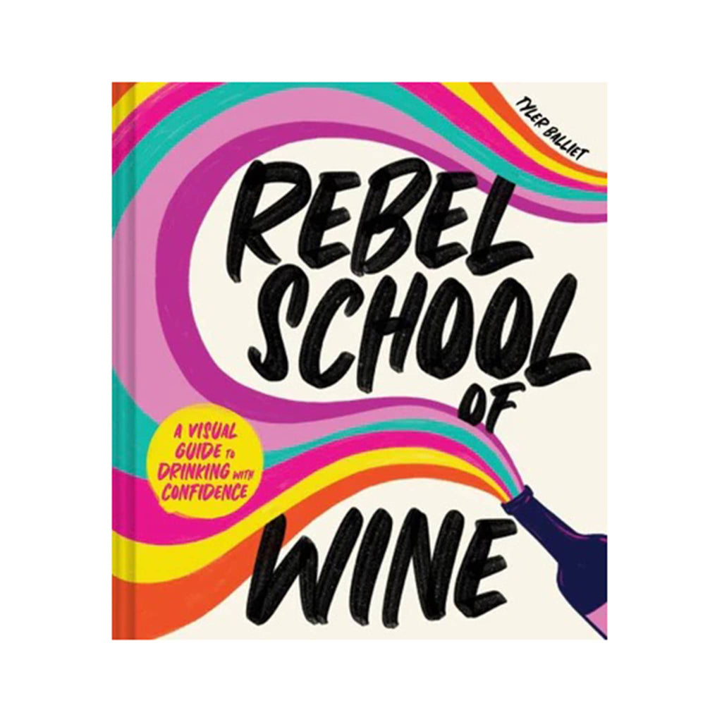 Harper Collins Rebel School of Wine hardcover book front cover.