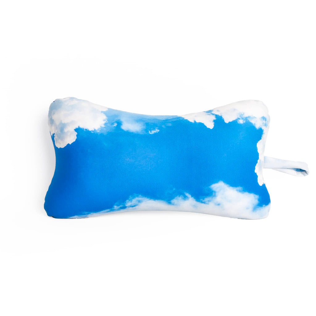 Helio Ferretti Sky Padded Beach Cushion, front view.