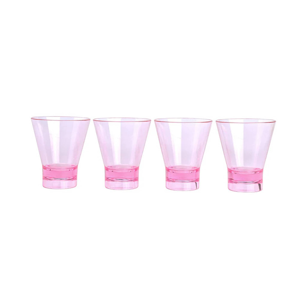 Here's How The Gilda Riviera Tumblers in Lilac, set of four.