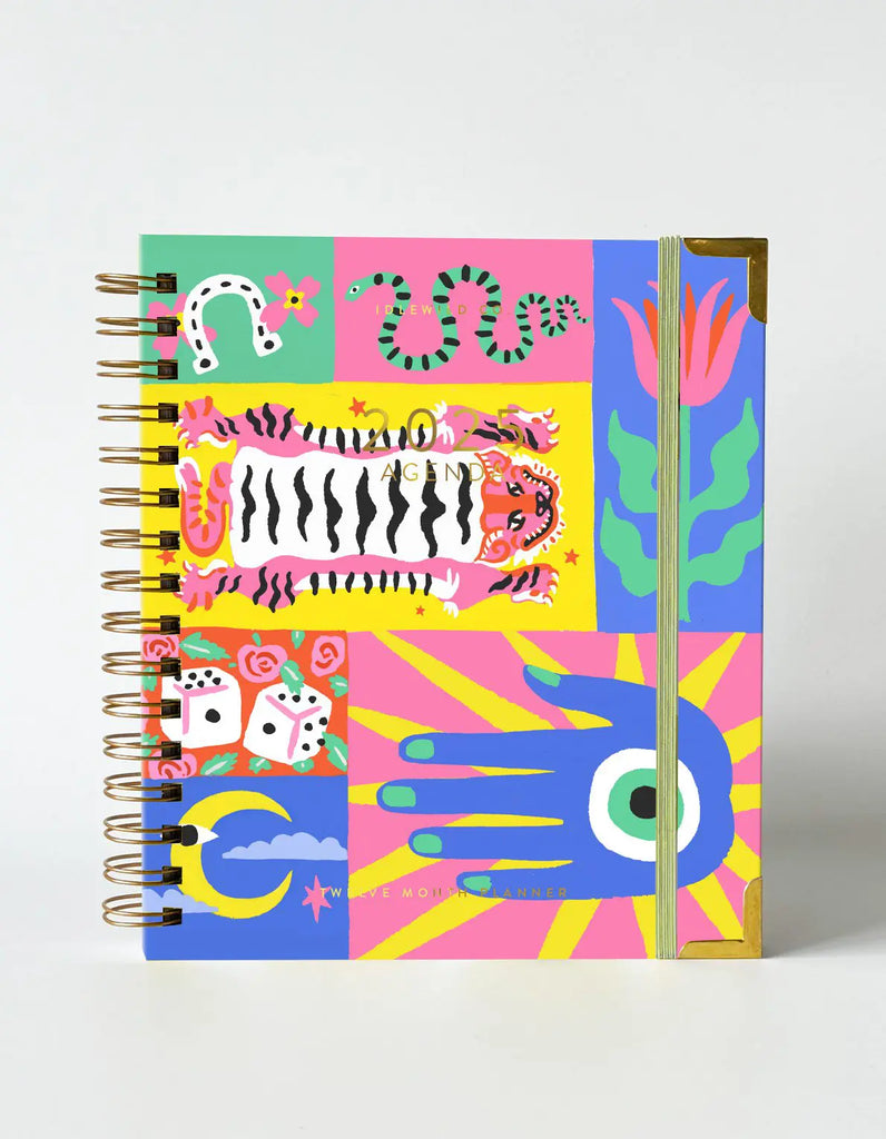 idlewild lucky charms 2025 spiral bound planner