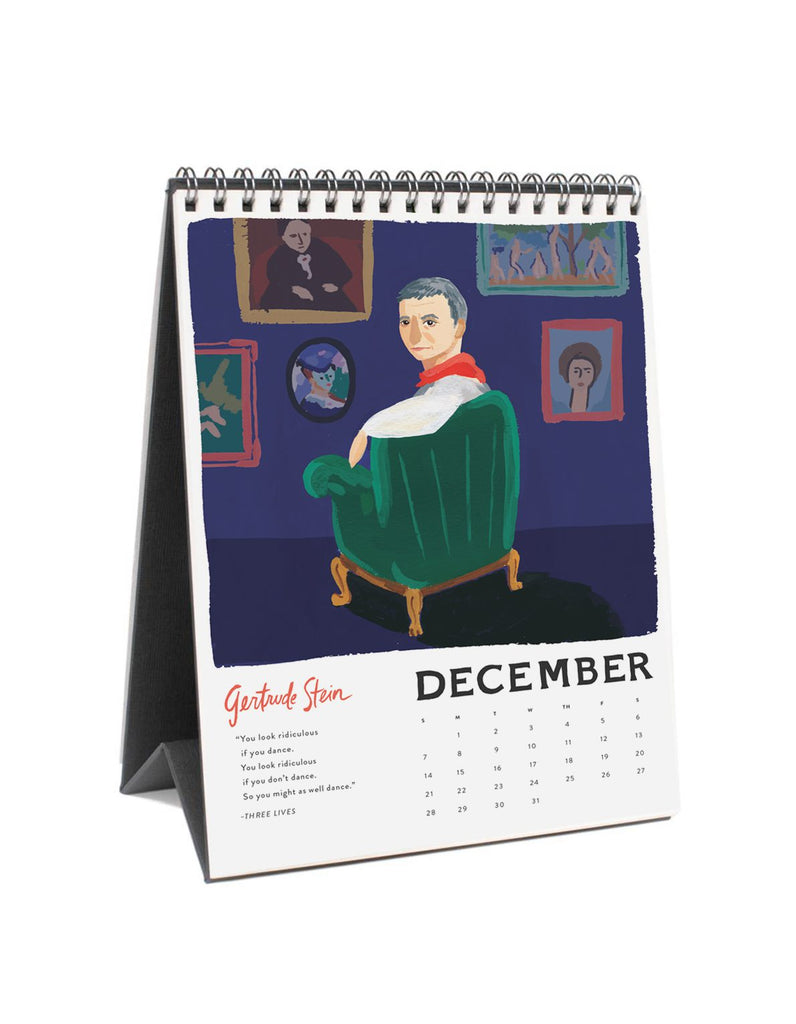 idlewild ladies of literature 2025 desk calendar