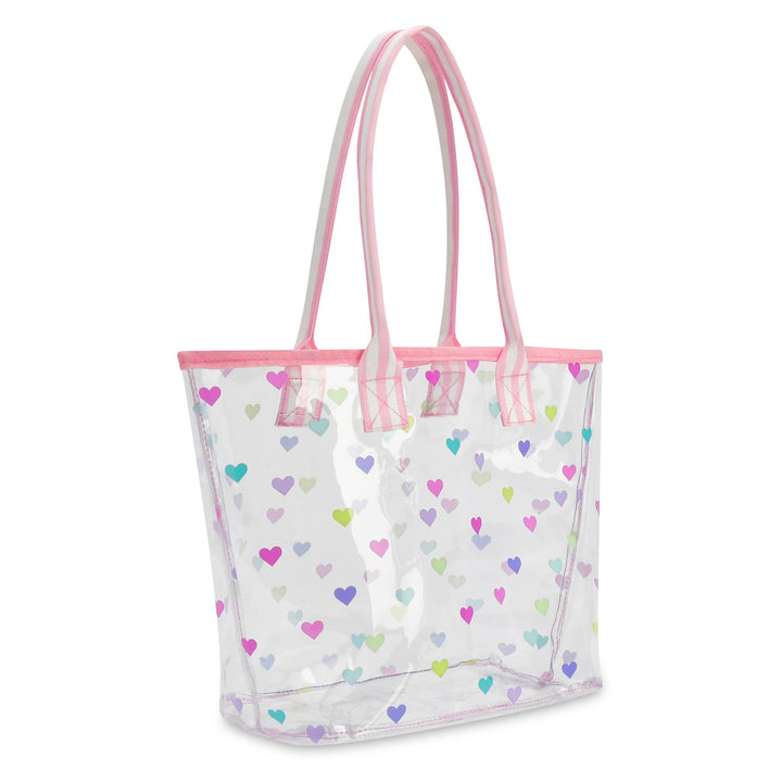 Heart Confetti Clear Tote Bag - Thumbnail 2