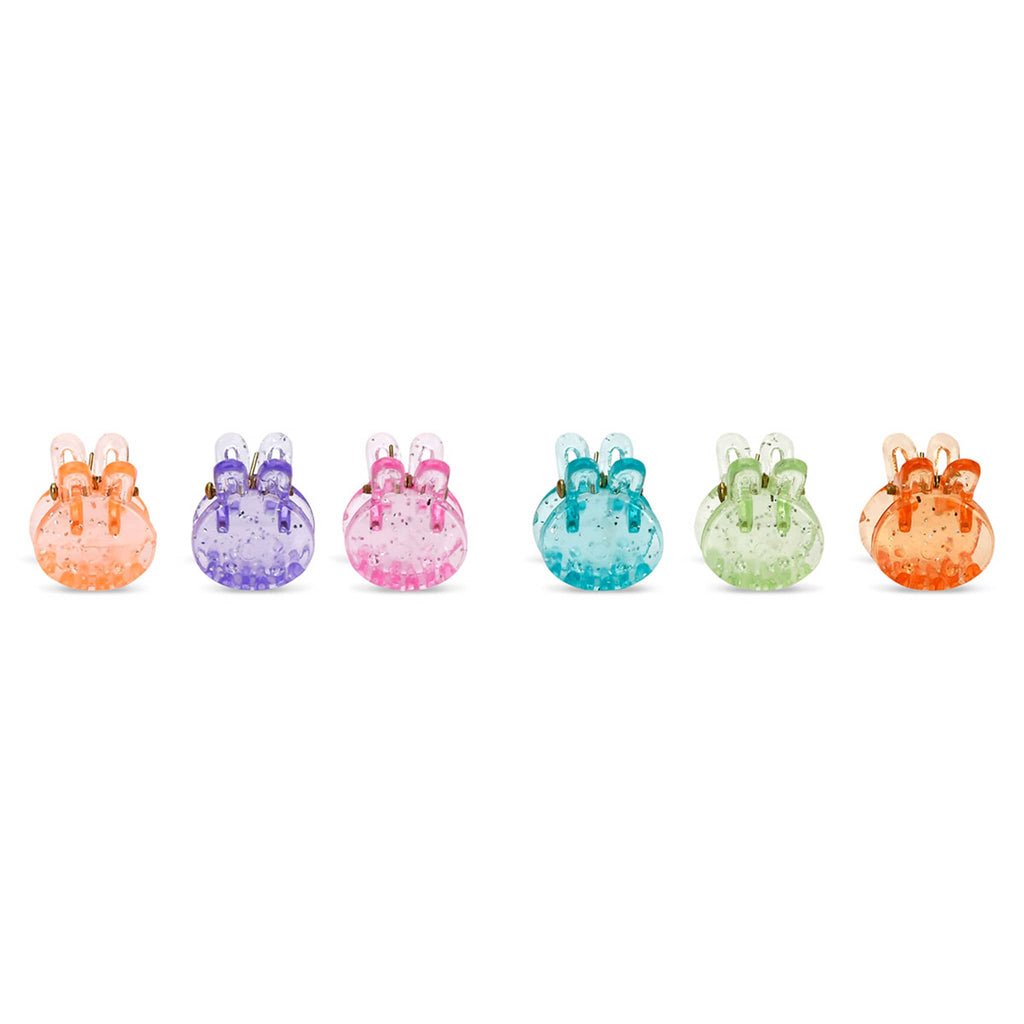 iScream Bunny Hair Clips in 6 colors.