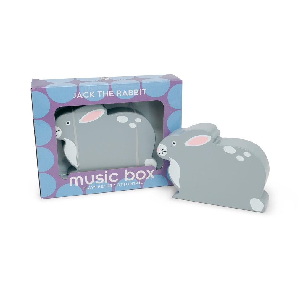 jack rabbit bunny music box