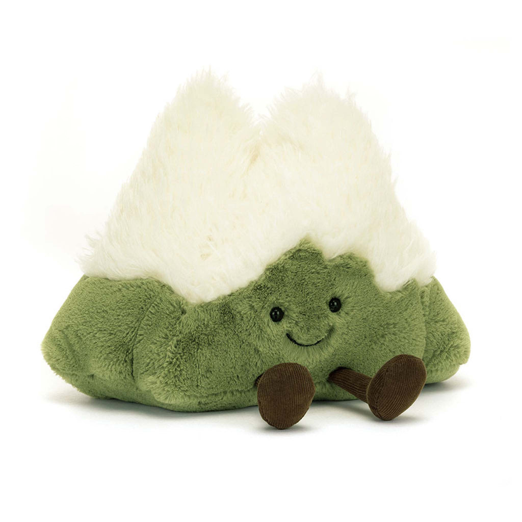 Jellycat Amuseables Mountain plush toy, front view.