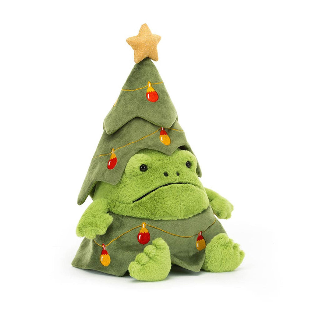 jellycat christmas tree ricky rain frog