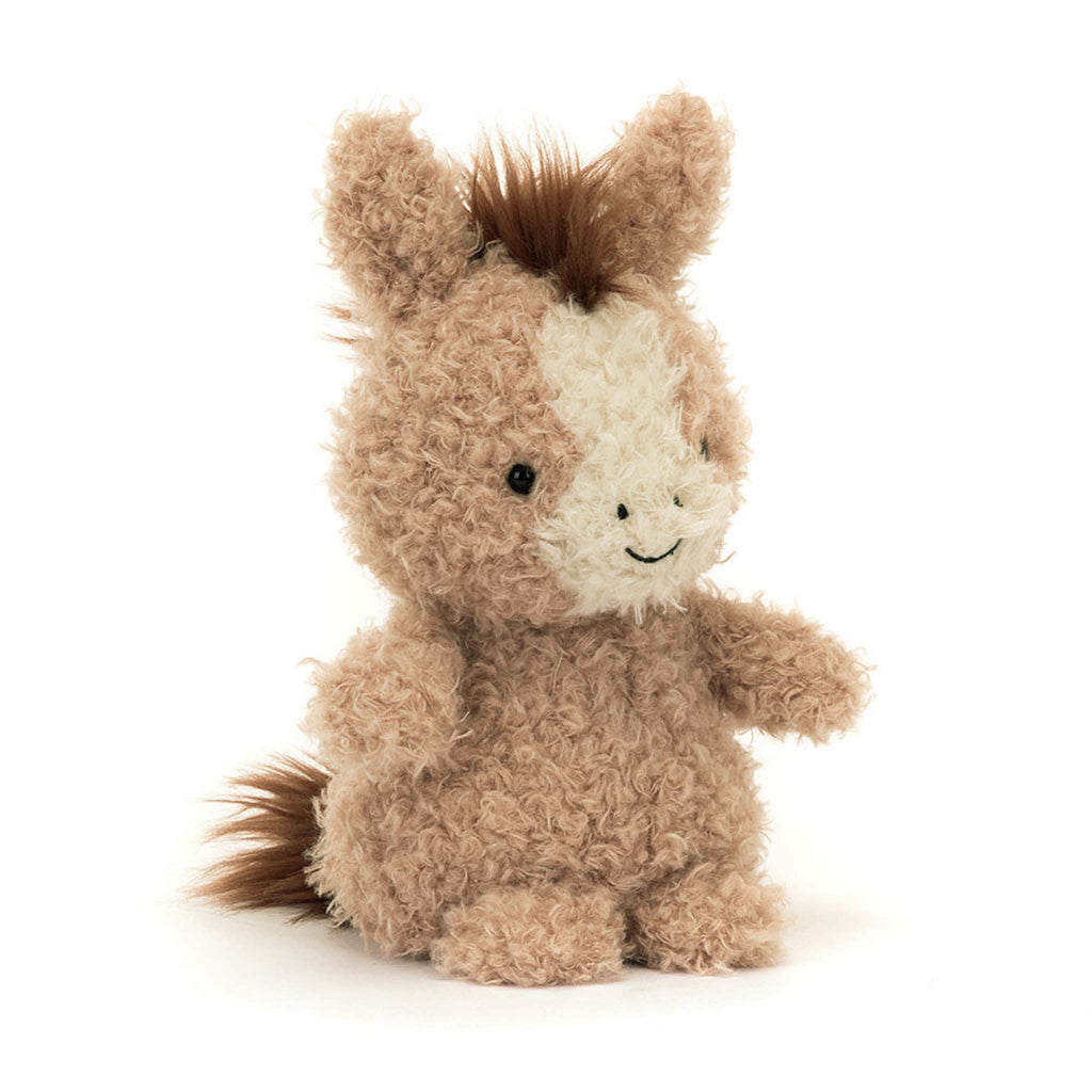 Jellycat Little Horse plush toy, front angle view.