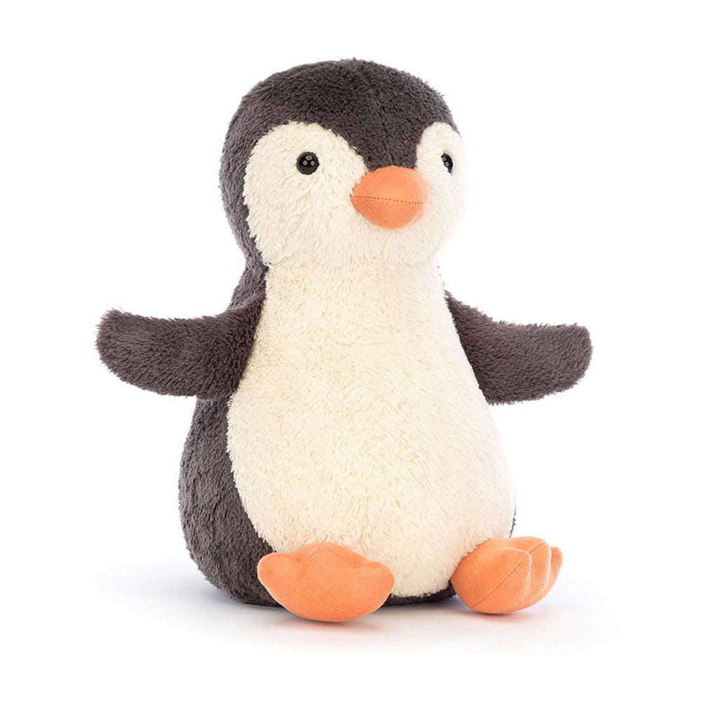 jellycat peanut penguin large, front view.