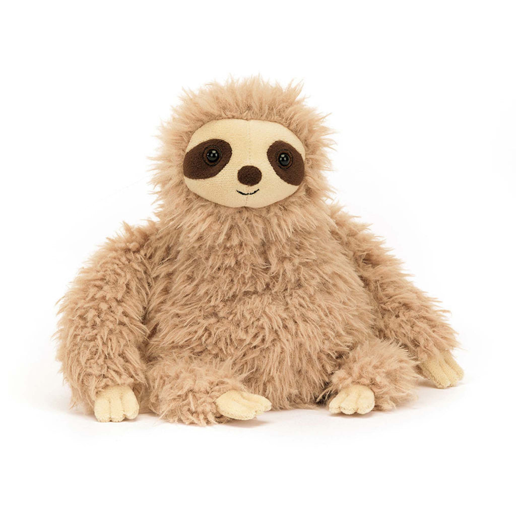 Jellycat Selma Sloth plush toy, front view.