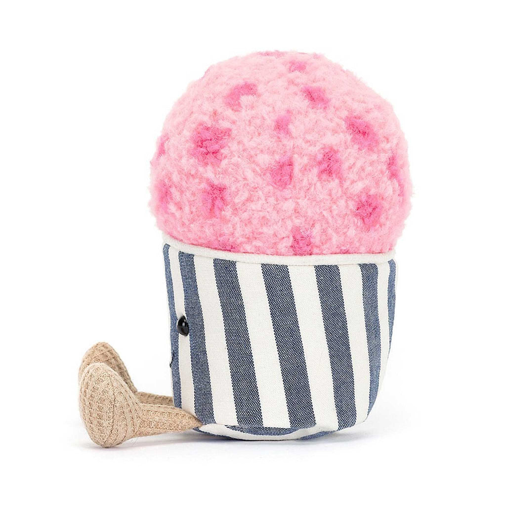 Jellycat Amuseable Gelato plush toy, side view.