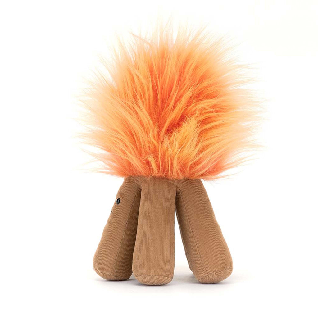 Jellycat Amuseables Campfire plush toy, side view.