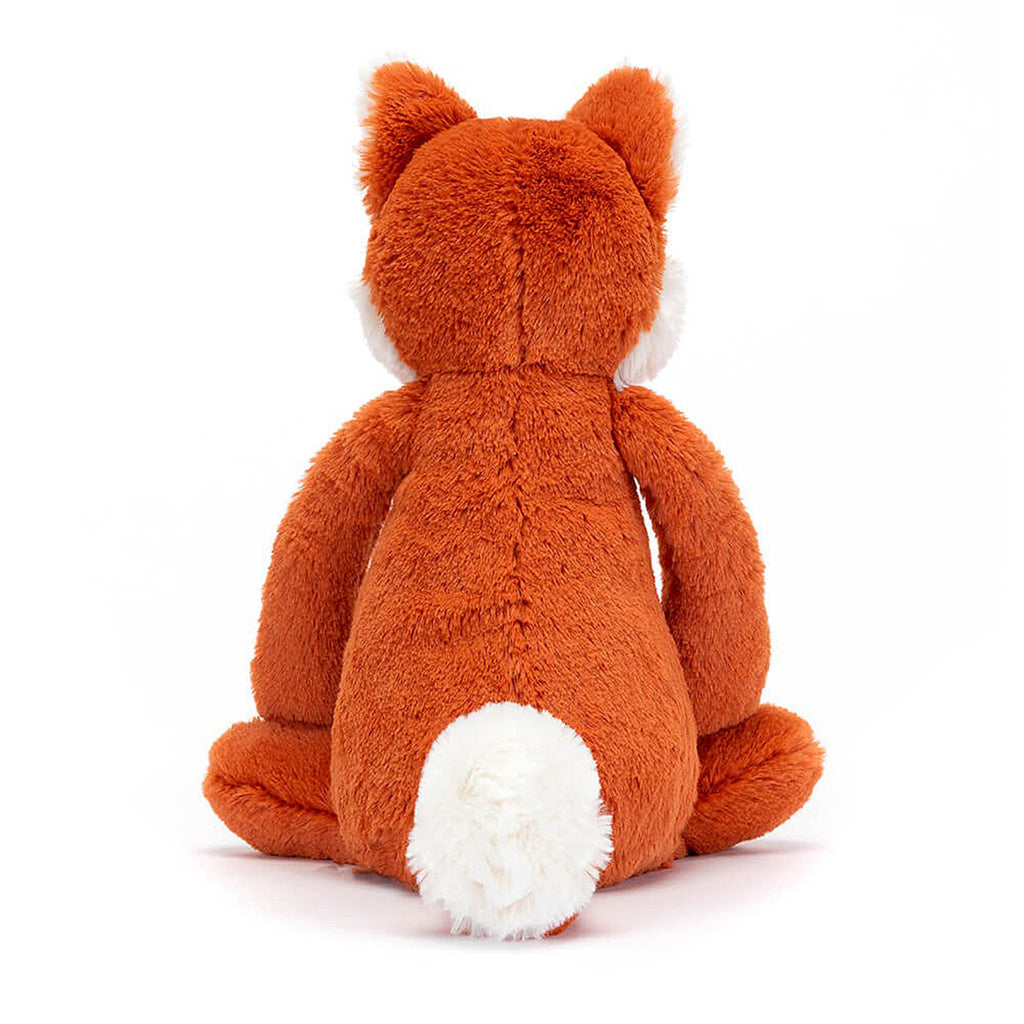 Jellycat Medium Bashful Fox Cub, back view.