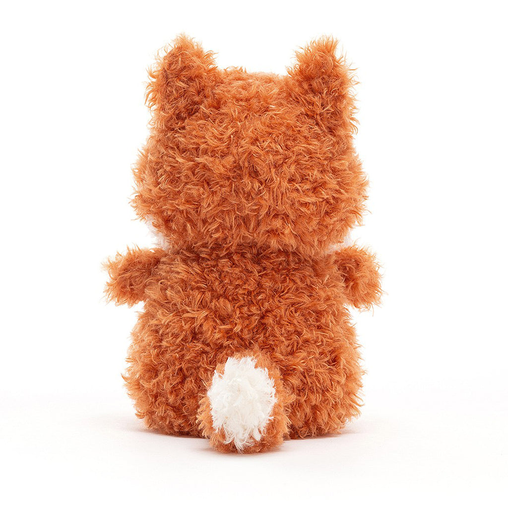Jellycat Little Fox plush toy back view.
