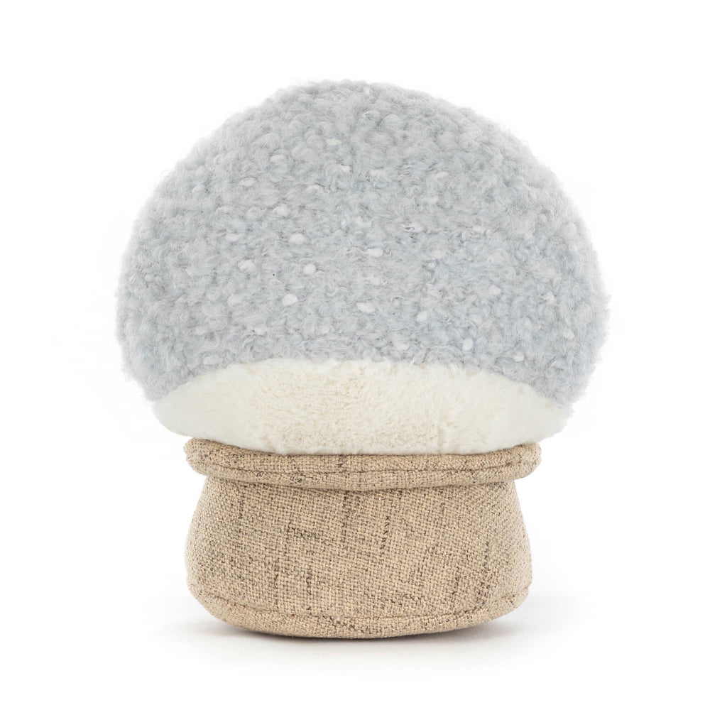 Jellycat Amuseables Snow Globe plush toy, back view on a white background.