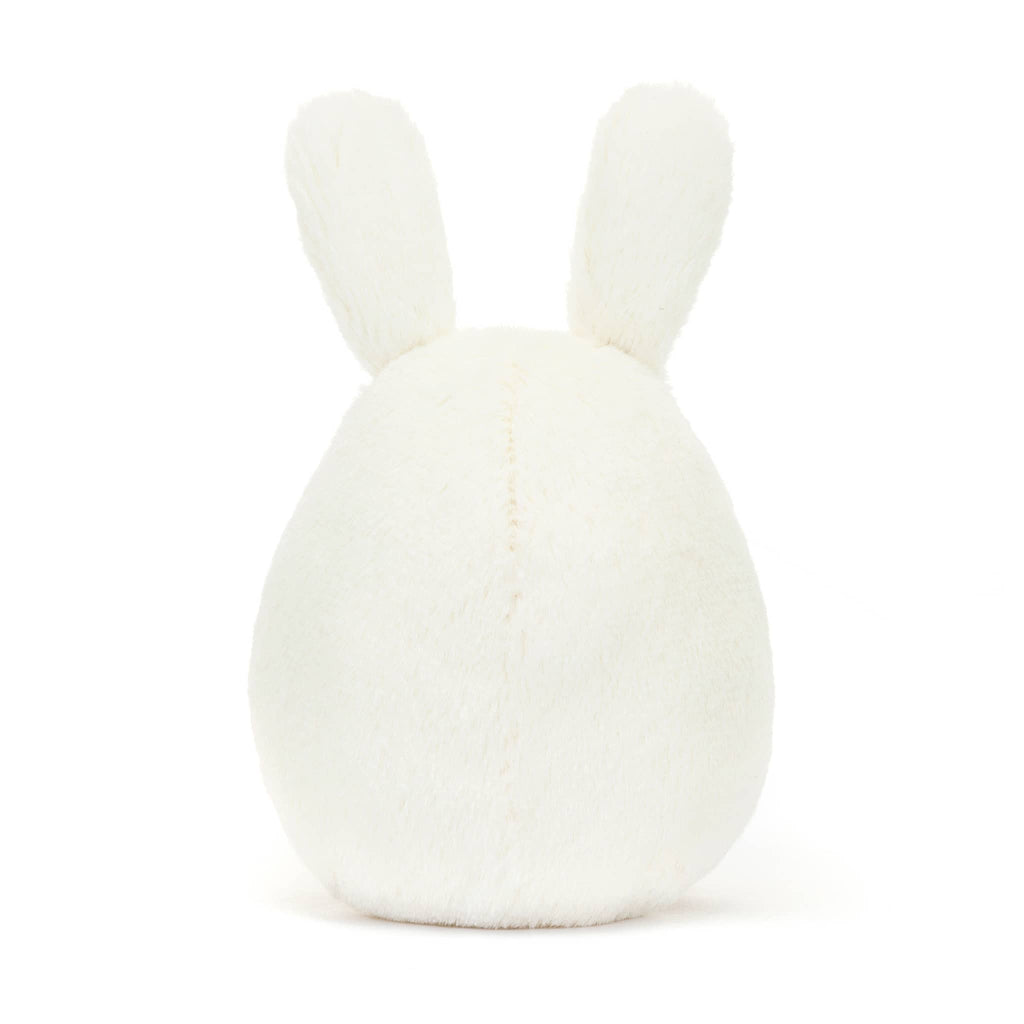 Jellycat Amuseables Bunny Egg plush toy back view.