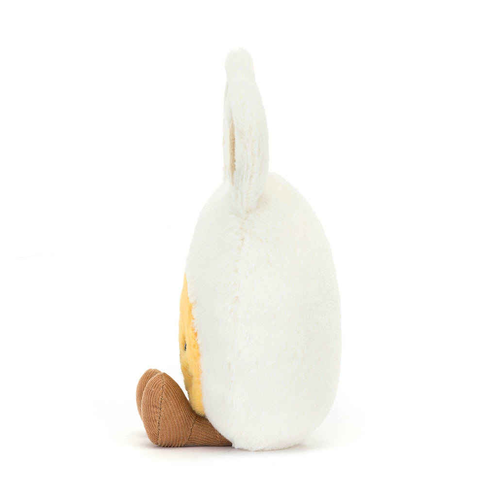 Jellycat Amuseables Bunny Egg plush toy side view.