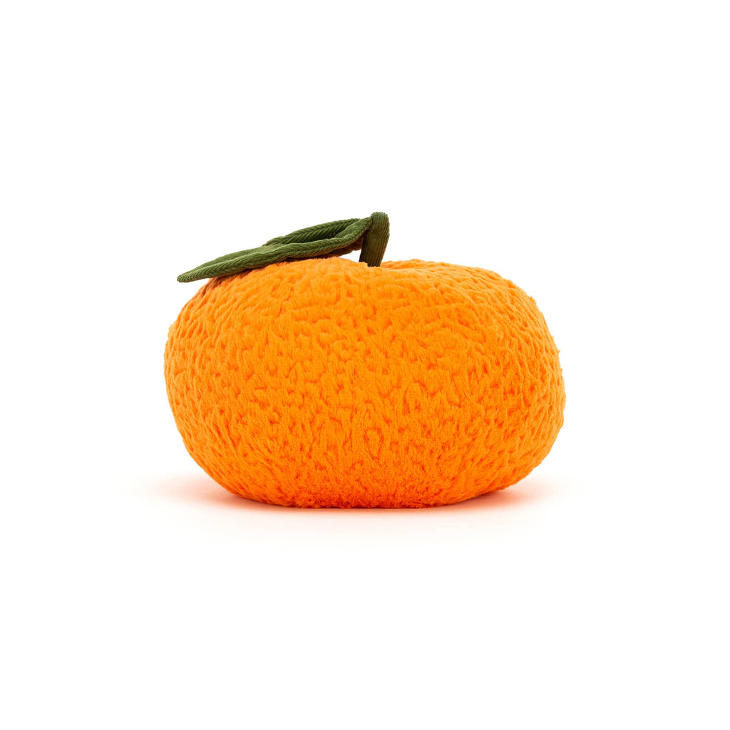 Jellycat Amuseables Clementine plush toy, back view, on a white background.