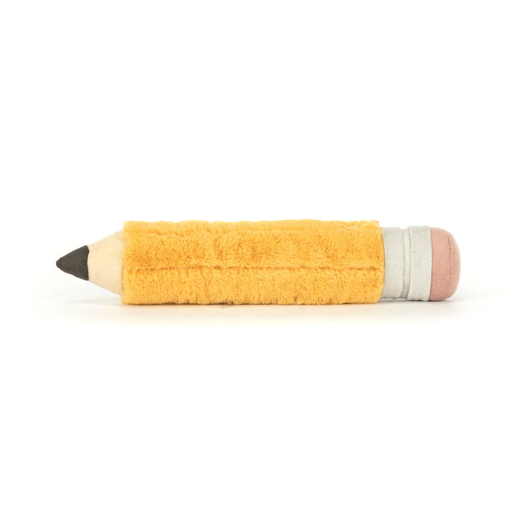 Jellycat Amuseables Pencil plush toy, back view.