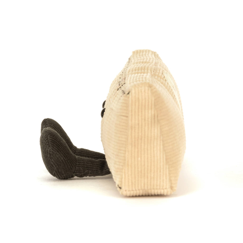 Jellycat Amuseables Ruler plush toy, side view.