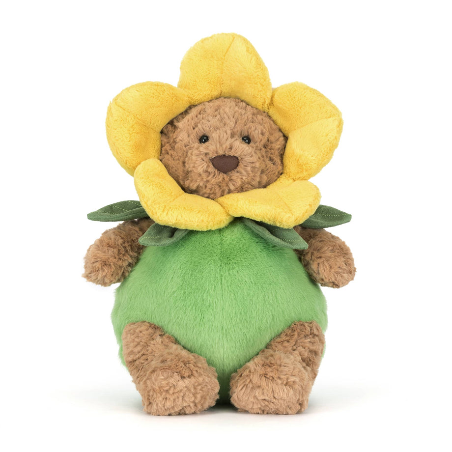 ぬいぐるみ  BartholomewBear Daffodil Outfit Jellycat Bartholomew Bear Daffodil Outfit – Annie's Blue Ribbon