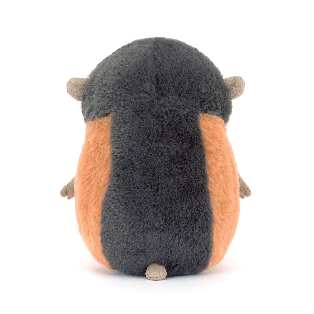Jellycat Lambeth Lemming plush toy, back view.