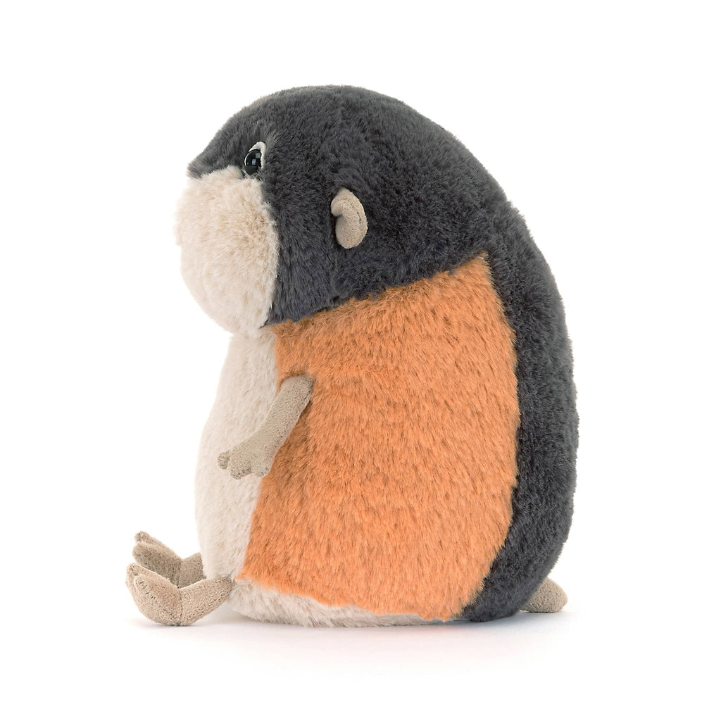 Jellycat Lambeth Lemming plush toy, side view.