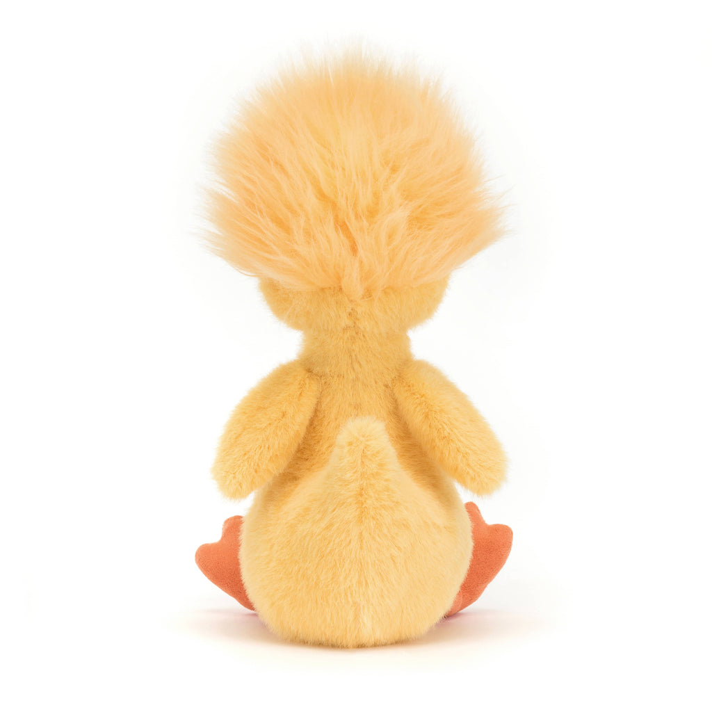 Jellycat Dorit Duckling, back view.