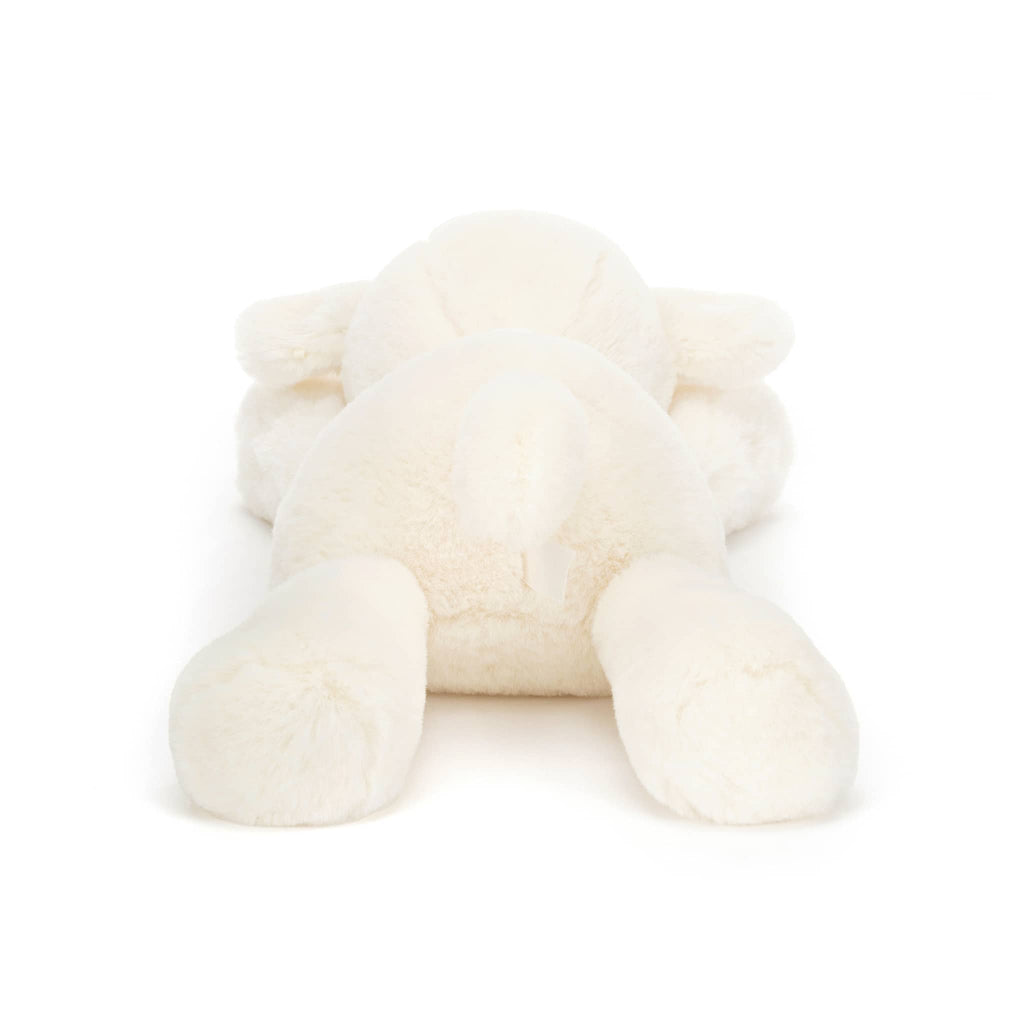 Jellycat Smudge Lamb plush toy, back view.