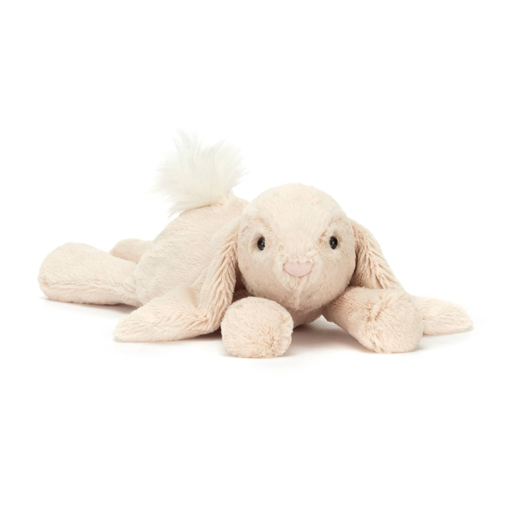 Jellycat Small Smudge Rabbit, front angle view.