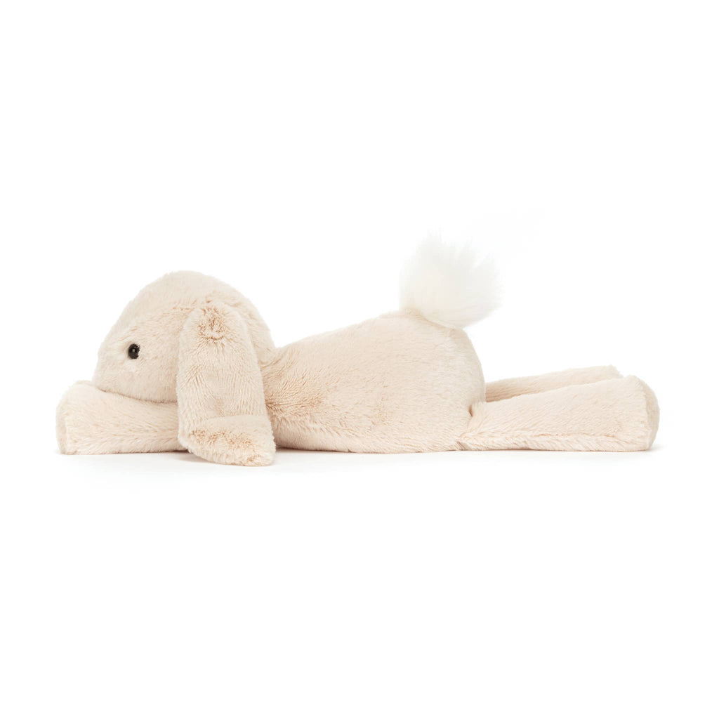 Jellycat Small Smudge Rabbit, side view.