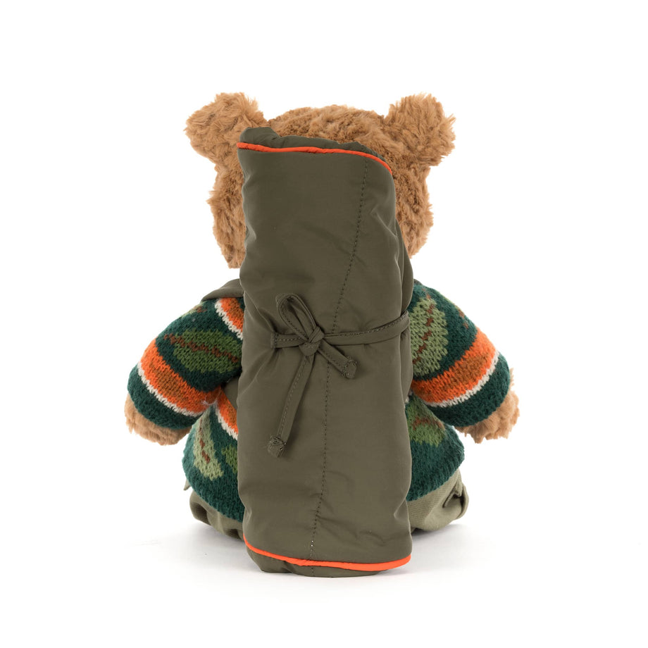 Jellycat Bartholomew Bear Hiking Outfit – Annie's Blue Ribbon