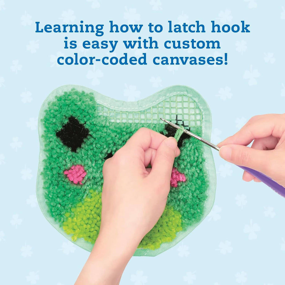 ちゅらナビクーポンブック Klutz Latch Hook Animals (Red Panda, Frog and Shark) – Annie's