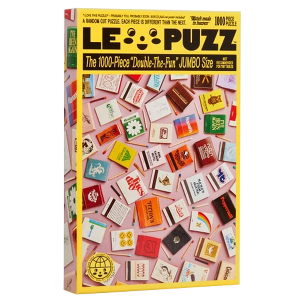 Le Puzz 1000 piece Match Made in Heaven jigsaw puzzle in box packaging, front angle.