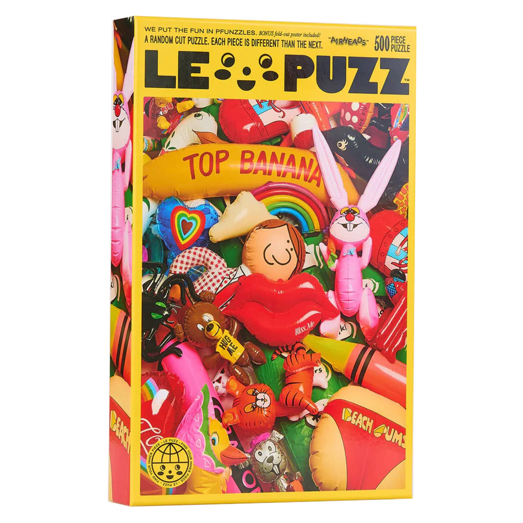 Le Puzz Airheads 500 piece puzzle in box packaging, front view, on a white background.