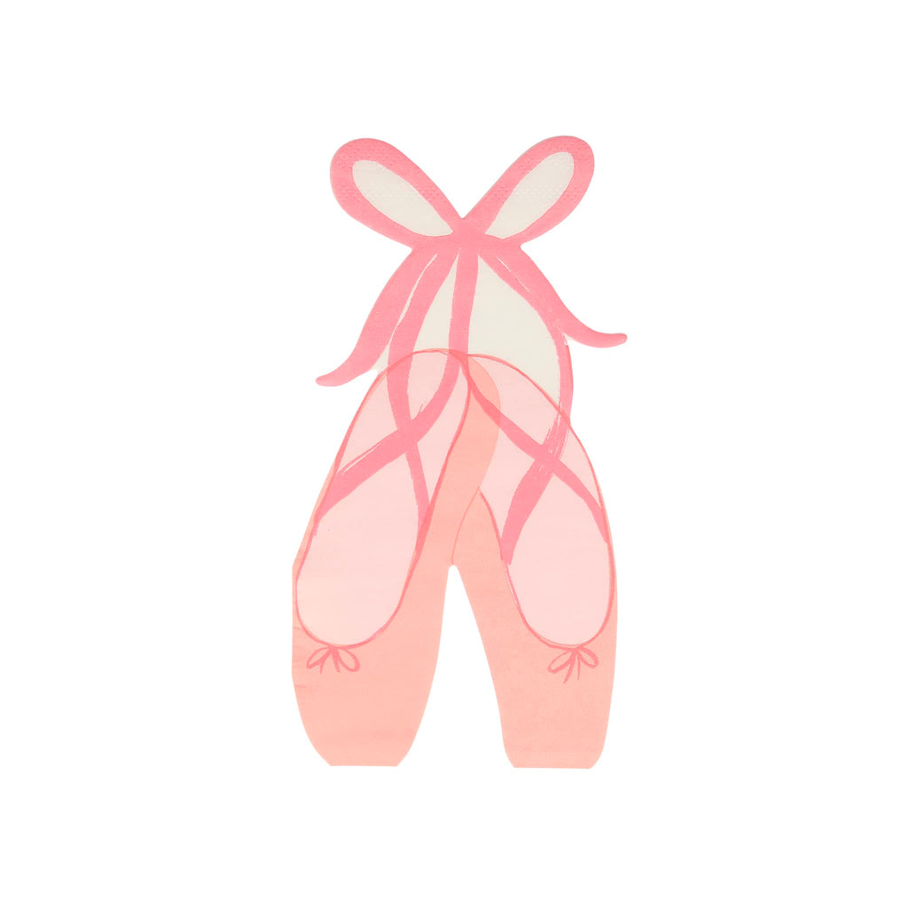 meri meri ballet slippers napkins