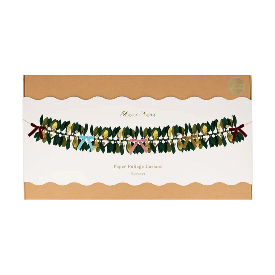 Meri Meri Paper Festive Foliage Garland (Pack of 1)