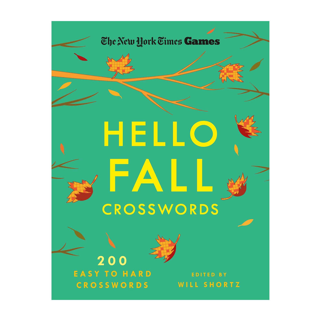 mps the new york times games hello fall crosswords book, front cover.