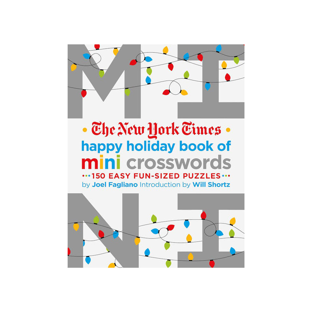 MPS The New York Times Happy Holiday Book of Mini Crosswords, front cover.