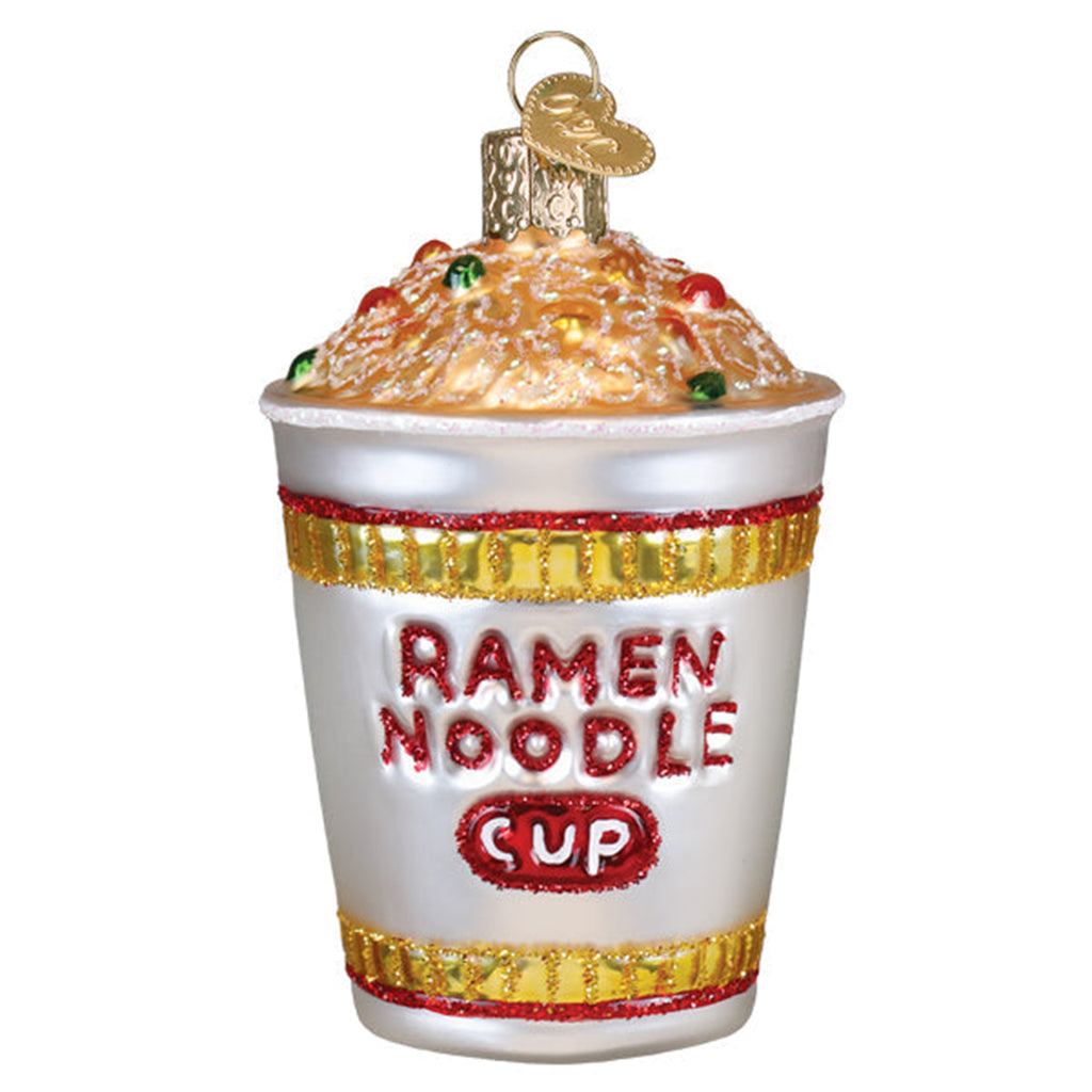 old world christmas ramen noodle cup ornament