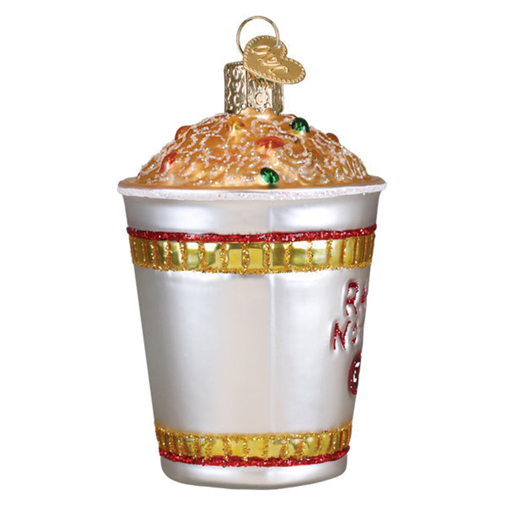 old world christmas ramen noodle cup ornament