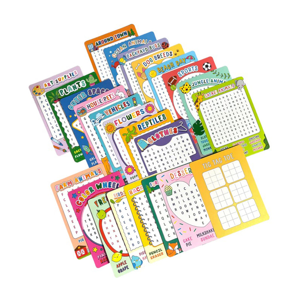     ooly word search activity cards
